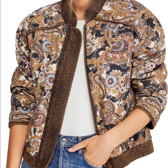 Free People Reversible Quilted Jacket
